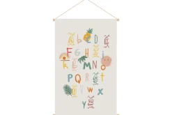 Miliboo Kakemono für Kinder Alphabet L40 x B60 cm PEPS*Kinder Accessoires & Dekoration Kinder|Wanddekoration
