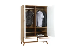 Miliboo Kleiderschrank 2 Türen skandinavisches Design HELIA* Schränke
