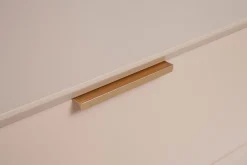 Miliboo Kommode in Puderrosa und goldfarbenem Metall 6 Schubladen L120 cm GIANA* Kommoden|Kommoden