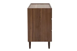 Miliboo Kommode mit 3 Schubladen aus dunklem Holz B80 cm SANAA* Kommoden|Kommoden
