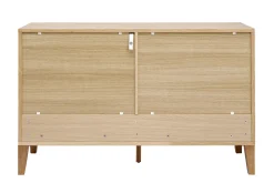 Miliboo Kommode mit 6 Schubladen aus hellem Holz B120 cm FREDDY* Kommoden|Kommoden