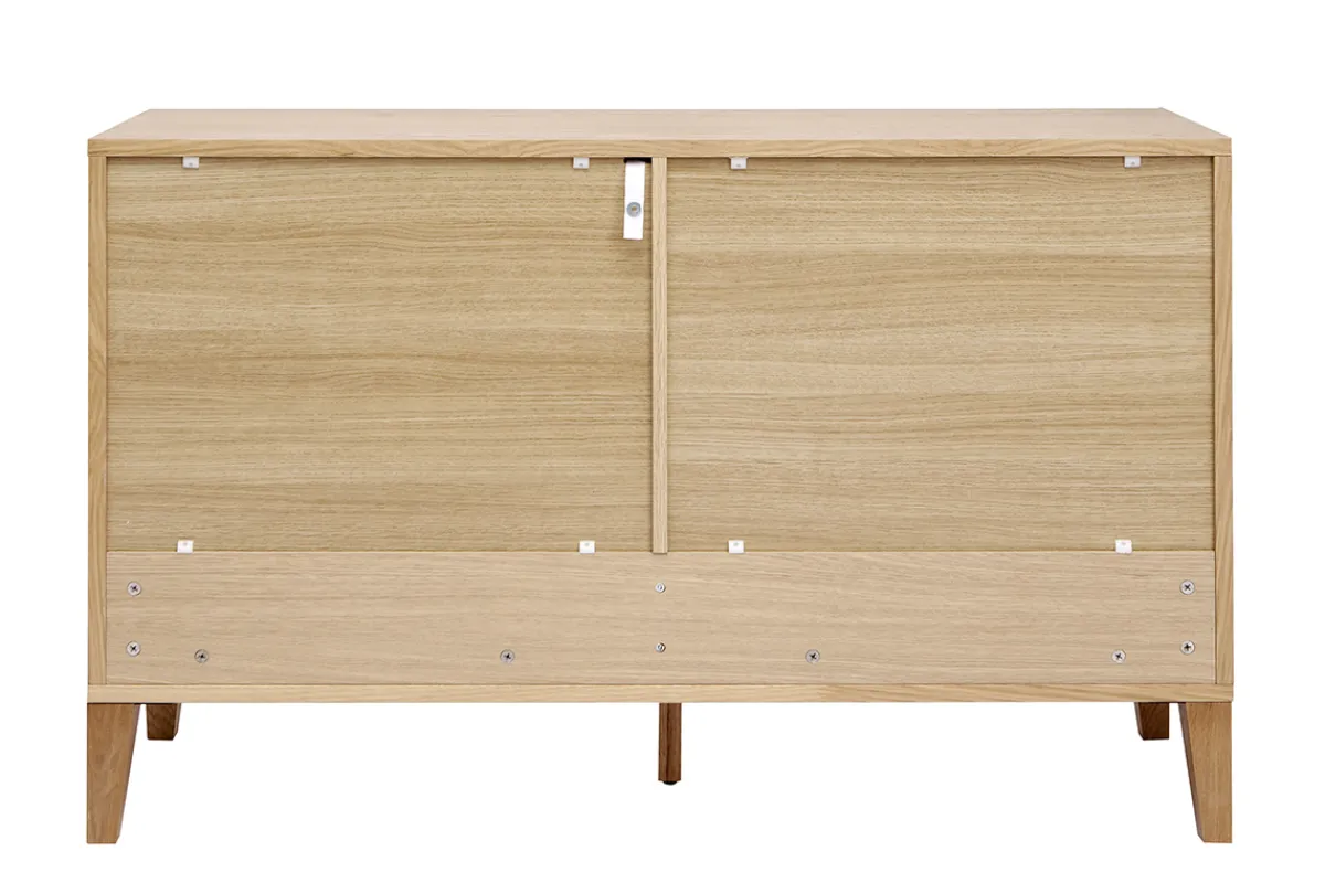 Miliboo Kommode mit 6 Schubladen aus hellem Holz B120 cm FREDDY* Kommoden|Kommoden