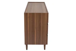 Miliboo Kommode mit 6 Schubladen aus dunklem Holz B120 cm SANAA* Kommoden|Kommoden