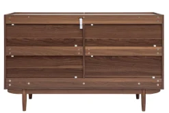 Miliboo Kommode mit 6 Schubladen aus dunklem Holz B120 cm SANAA* Kommoden|Kommoden