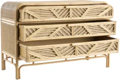 Miliboo Kommode Rattan 3 Schubladen GALON* Kommoden|Kommoden