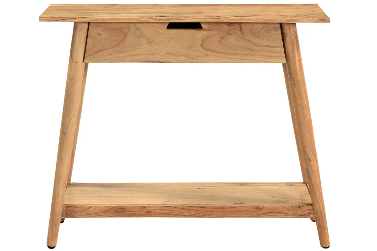 Miliboo Konsole aus massivem Akazienholz B90 cm FRANKLIN* Konsolentische