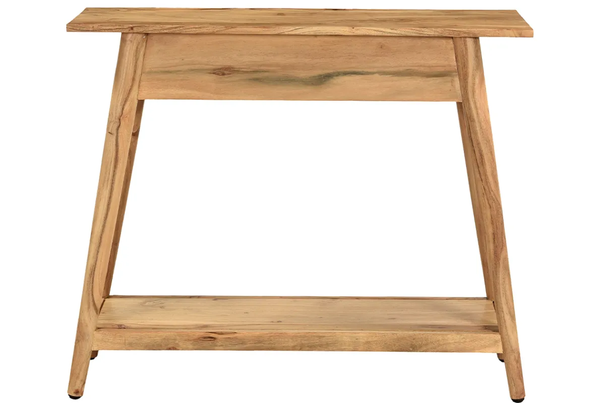 Miliboo Konsole aus massivem Akazienholz B90 cm FRANKLIN* Konsolentische