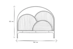 Miliboo Kopfteil aus Rattan B160 cm PAHOLA* Bett-kopfteile