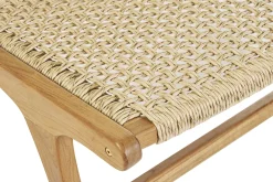 Miliboo Loungesessel aus massivem Teakholz und geflochtenem Seil SUMBA* Design-sessel|Sessel