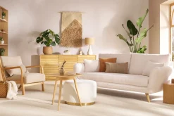 Miliboo Massivholz-Sideboard aus Mangoholz mit 3 Türen L160 cm MATCHA* Sideboards