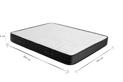 Miliboo Matratze mit Memory-Schaum 140 x 200 cm OLIVER* Matratzen