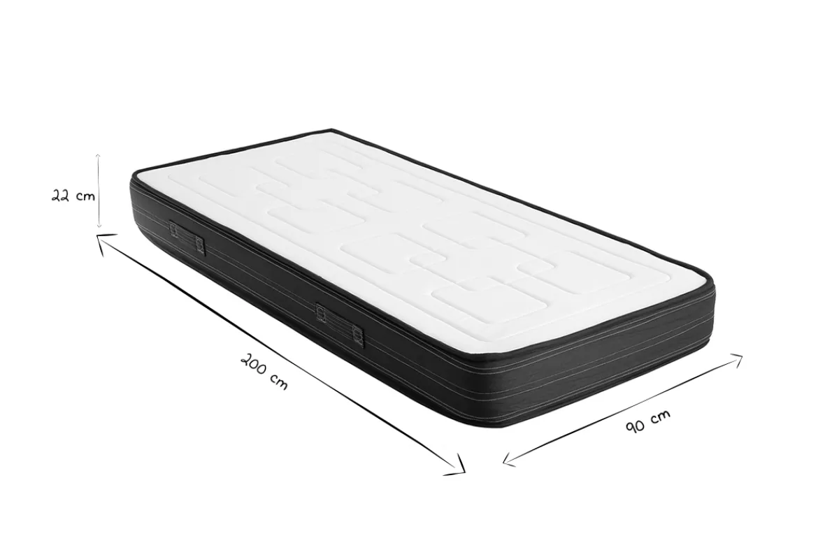 Miliboo Matratze mit Memory-Schaum 90 x 200 cm OLIVER* Matratzen