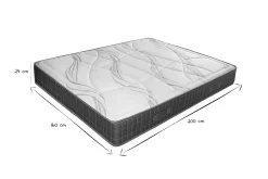 Miliboo Matratze mit Memory-Schaum 160 x 200 cm JIMY* Matratzen