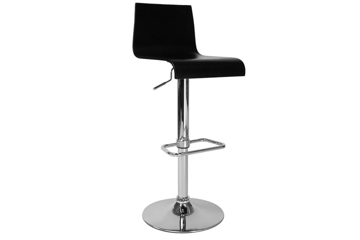 Miliboo Moderner Barhocker / Küchenhocker Schwarz NEWSURF (2 Stck.)* Barhocker