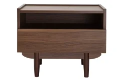 Miliboo Nachttisch aus dunklem Holz mit Schublade SANAA* Nachttische