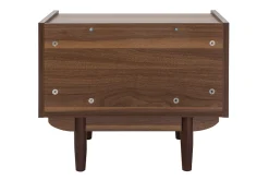 Miliboo Nachttisch aus dunklem Holz mit Schublade SANAA* Nachttische