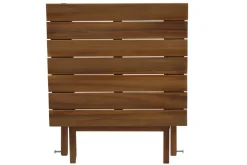 Miliboo Niedriger Gartentisch aus Massivholz zusammenklappbar B40 x T40 cm ITZA* Gartentische