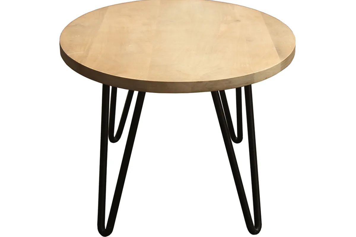 Miliboo Ovaler Couchtisch aus massivem Mangobaum L100 cm VIBES* Couchtische