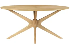 Miliboo Ovaler Design-Esstisch aus Eiche L160 cm DIELLI* Esstische