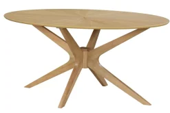 Miliboo Ovaler Design-Esstisch aus Eiche L160 cm DIELLI* Esstische