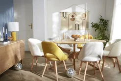 Miliboo Ovaler Design-Esstisch aus Eiche L160 cm DIELLI* Esstische