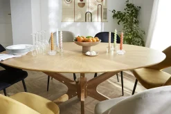 Miliboo Ovaler Design-Esstisch aus Eiche L160 cm DIELLI* Esstische