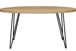 Miliboo Ovaler Esstisch aus massivem Mangoholz L160 cm VIBES* Esstische