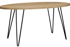Miliboo Ovaler Esstisch aus massivem Mangoholz L160 cm VIBES* Esstische