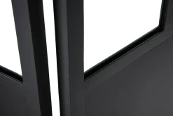 Miliboo Paravent aus Metall Schwarz und Glas 3 Flügel RACK* Paravent|Alle Dekoration