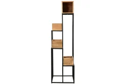 Miliboo Pflanzenhalter aus Mangoholz und schwarzem Metall PIANO* Bücherregale|Bücherregale
