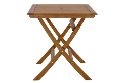 Miliboo Quadratischer Gartenklapptisch aus Massivholz B70 cm FUEGO* Gartentische