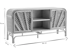 Miliboo Rattan-Sideboard mit 2 Türen GALON* Sideboards