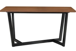 Miliboo Rechteckiger Design-Tisch aus Nussbaum und schwarz gebeiztem Holz L150 cm KOUK* Esstische
