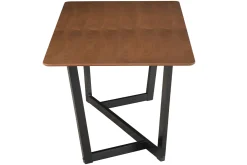 Miliboo Rechteckiger Design-Tisch aus Nussbaum und schwarz gebeiztem Holz L150 cm KOUK* Esstische