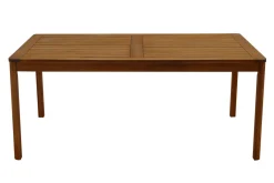 Miliboo Rechteckiger Gartentisch aus Massivholz L180 cm AKIS* Gartentische