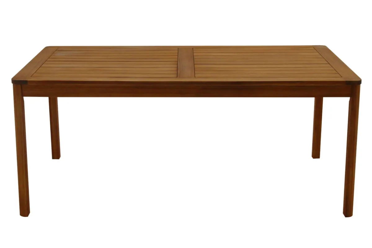 Miliboo Rechteckiger Gartentisch aus Massivholz L180 cm AKIS* Gartentische