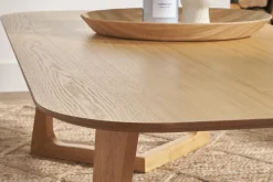 Miliboo Rechteckiger skandinavischer Couchtisch aus hellem Holz L150 cm JUKE* Couchtische