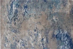 Miliboo Rechteckiger Teppich mit abstraktem Muster in Blau 160x230 cm CAPS* Teppiche|Alle Dekoration