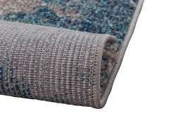 Miliboo Rechteckiger Teppich mit abstraktem Muster in Blau 160x230 cm CAPS* Teppiche|Alle Dekoration