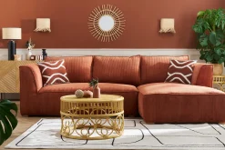 Miliboo Runde Couchtische aus Rattan und Bambus D70 cm und D40 cm (2er-Set) SORAYA* Couchtische