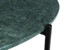 Miliboo Runder Couchtisch aus grünem Marmor D 90 cm BUMCELLO* Couchtische