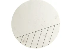 Miliboo Runder Couchtisch aus weißem Marmor SILLON* Couchtische