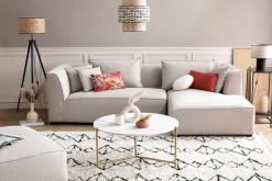 Miliboo Runder Couchtisch aus weißem Marmor SILLON* Couchtische