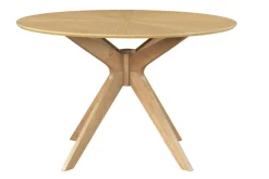 Miliboo Runder Design-Esstisch aus Eiche D120 cm DIELLI* Esstische