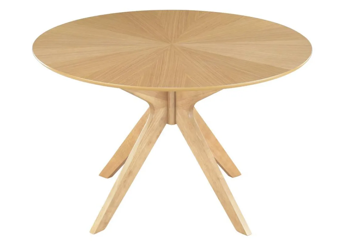 Miliboo Runder Design-Esstisch aus Eiche D120 cm DIELLI* Esstische