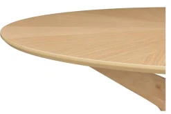 Miliboo Runder Design-Esstisch aus Eiche D120 cm DIELLI* Esstische