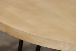 Miliboo Runder Esstisch aus massivem Mangoholz D116 cm VIBES* Esstische