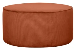 Miliboo Runder Hocker aus erdfarbenem Cord D 70 cm LOUIS* Sitzsäcke|Sitzsäcke