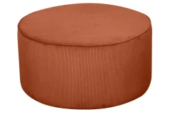 Miliboo Runder Hocker aus erdfarbenem Cord D 70 cm LOUIS* Sitzsäcke|Sitzsäcke