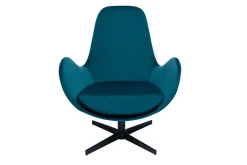 Miliboo Samst-Sessel petrol ANDY* Design-sessel|Sessel
